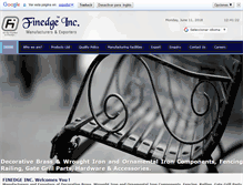 Tablet Screenshot of finedgeinc.com